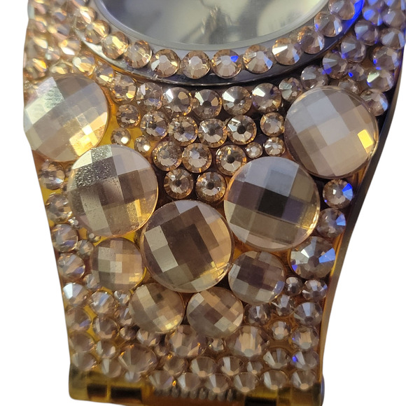 Women\'s Cuff Watch Jimmy Crystal BOHO Swarovski Elements New Battery Art Deco main image 9